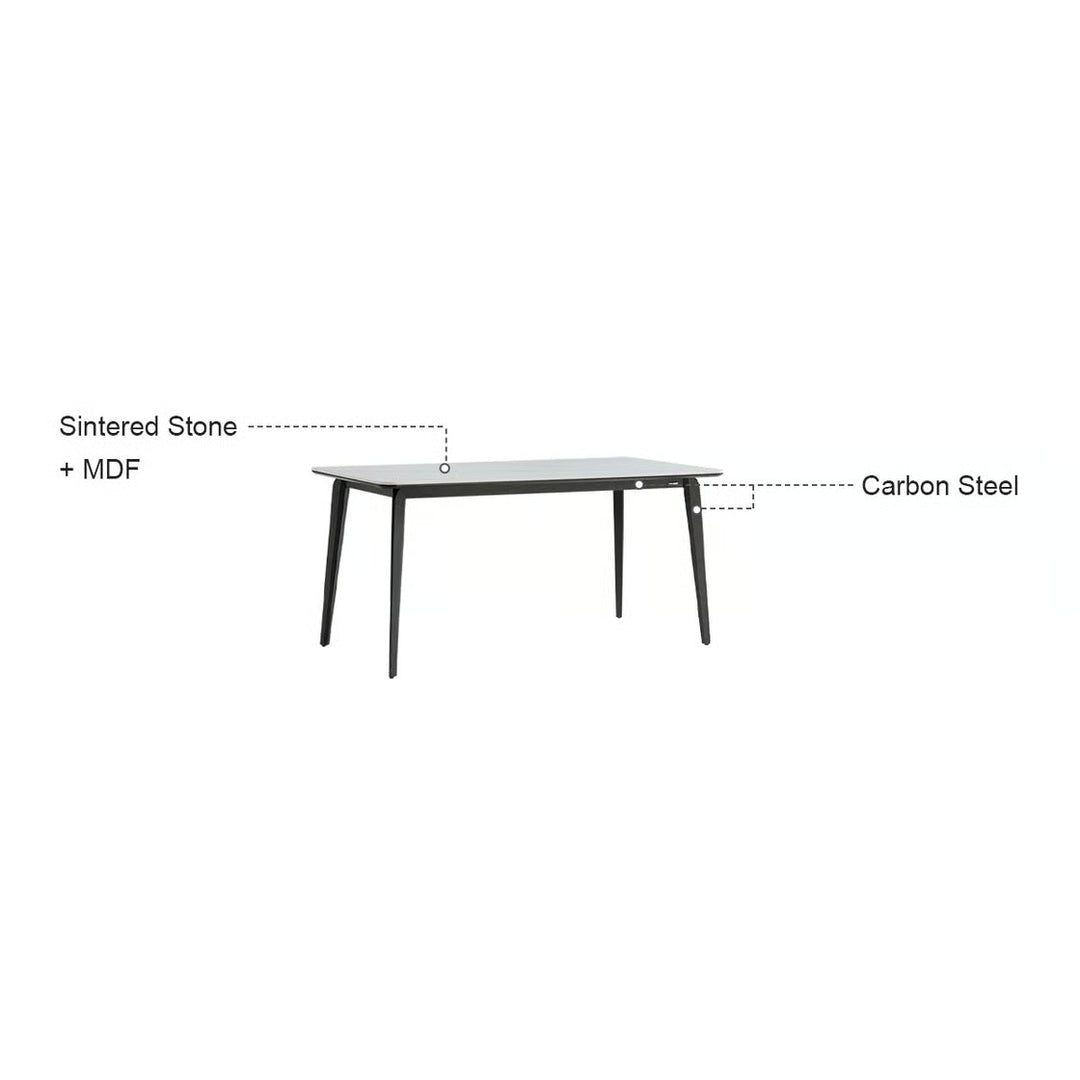 CARLY Beveled-Edge Dining Table