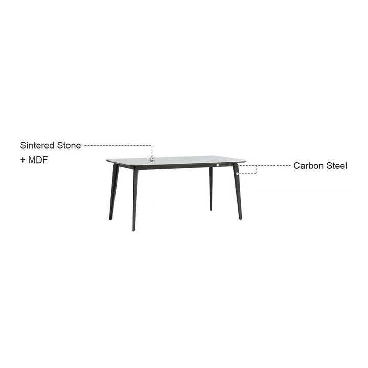 CARLY Beveled-Edge Dining Table