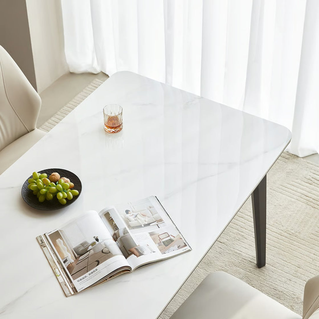 CARLY Beveled-Edge Dining Table
