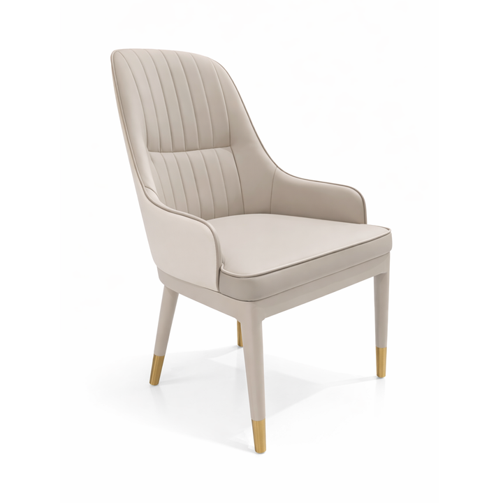 MARCELLA Two-Tone Tufted Dining Armchair