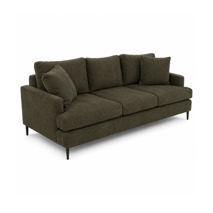 CESAR Camila Olive Green Fabric Sofa