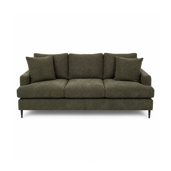CESAR Camila Olive Green Fabric Sofa