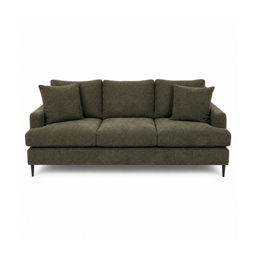 CESAR Camila Olive Green Fabric Sofa