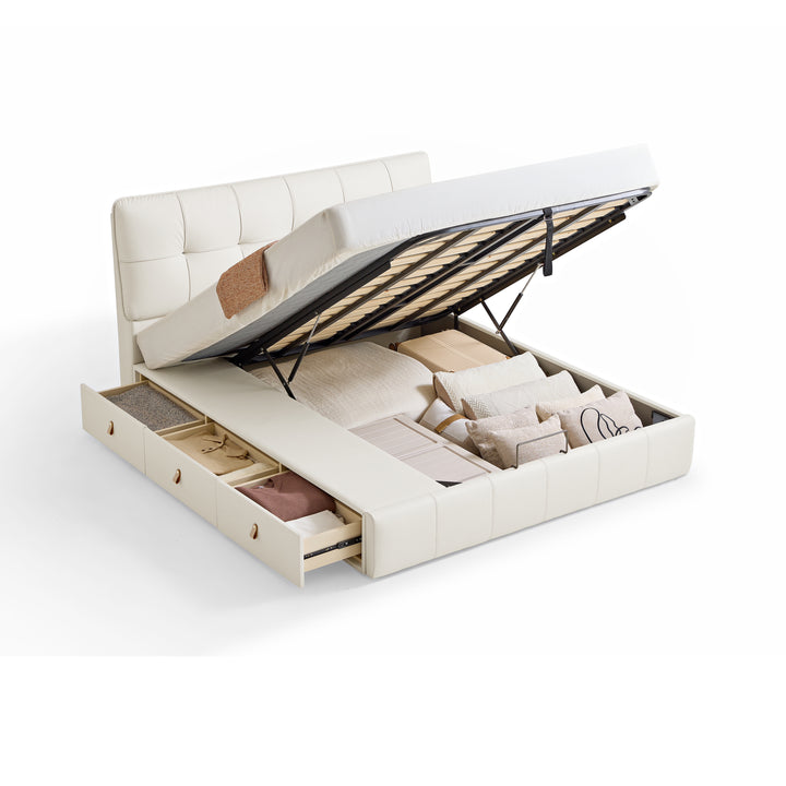 CHARLEIGH Side-Drawer Queen Bed