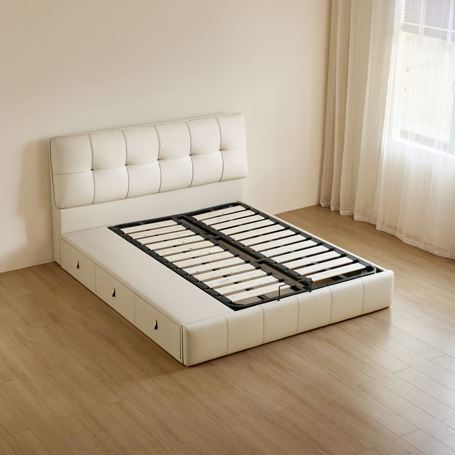 CHARLEIGH Side-Drawer Queen Bed