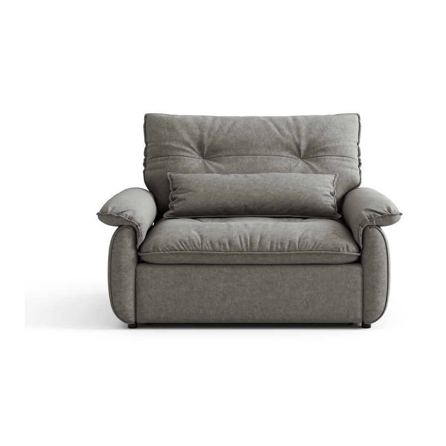 CLARENCE Cozy Grey Sofa Chair