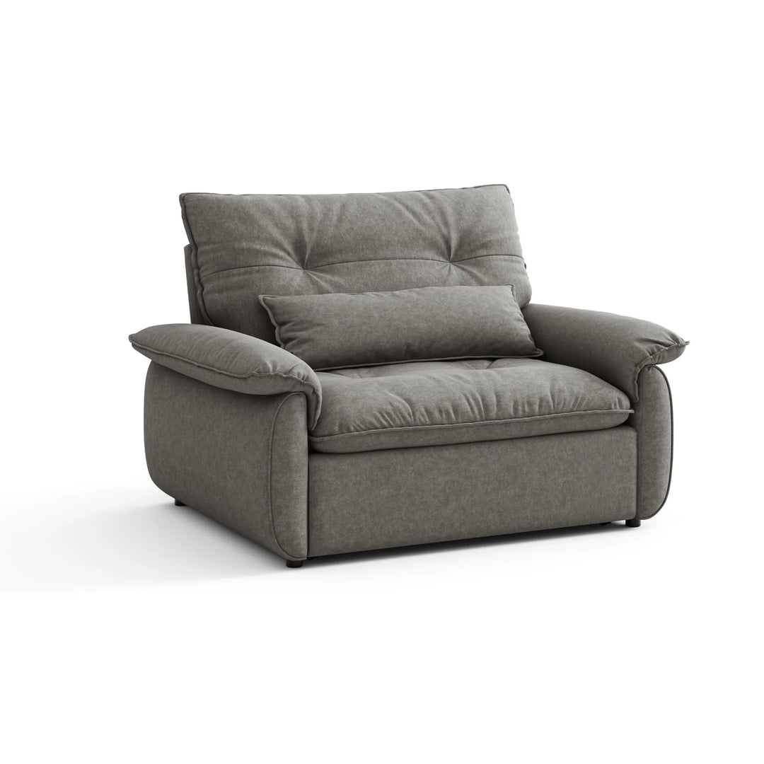 CLARENCE Cozy Grey Sofa Chair