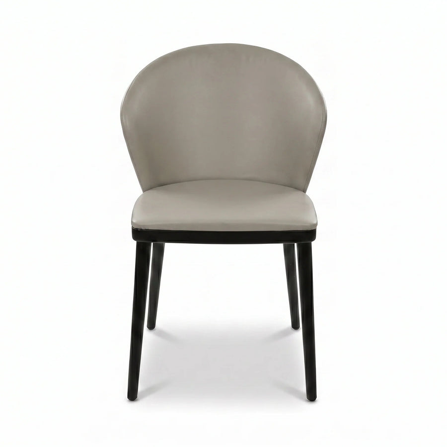 ACHELE Full Leather Dining Chair - Bellini