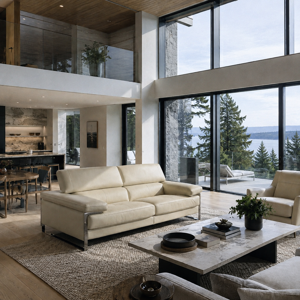 BELUGA Full Leather Sofa - Corium Italia