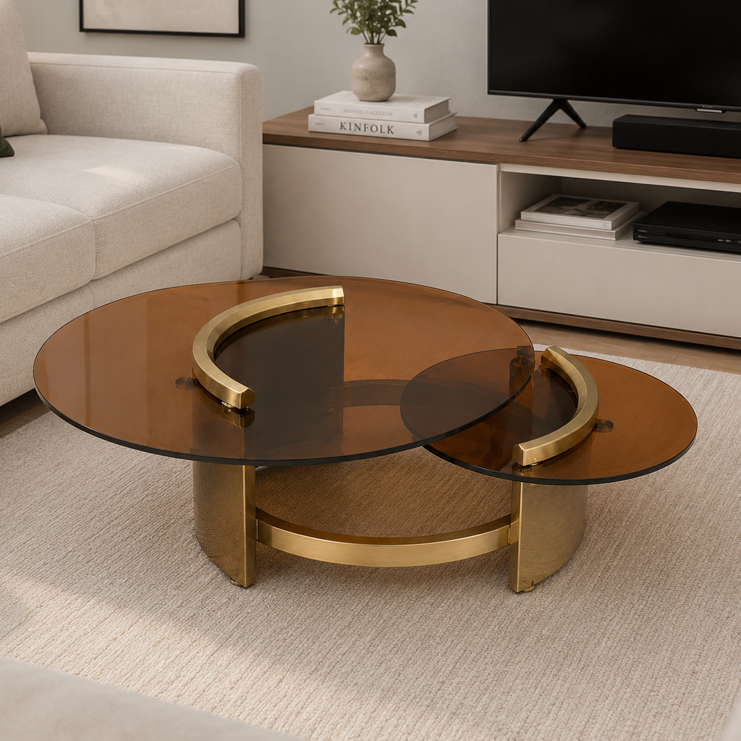 ISABELLA Glass Coffee Table