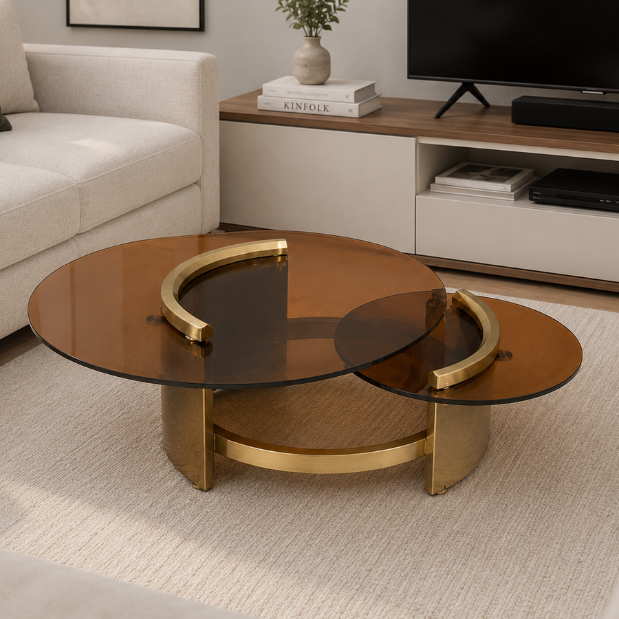 ISABELLA Glass Coffee Table