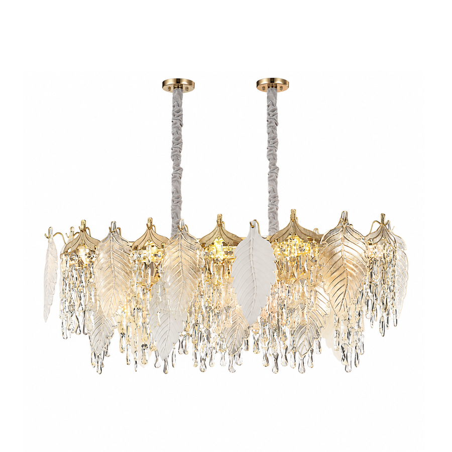 DELLA Crystal Leaf Lamp