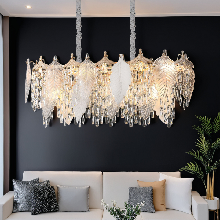 DELLA Crystal Leaf Lamp