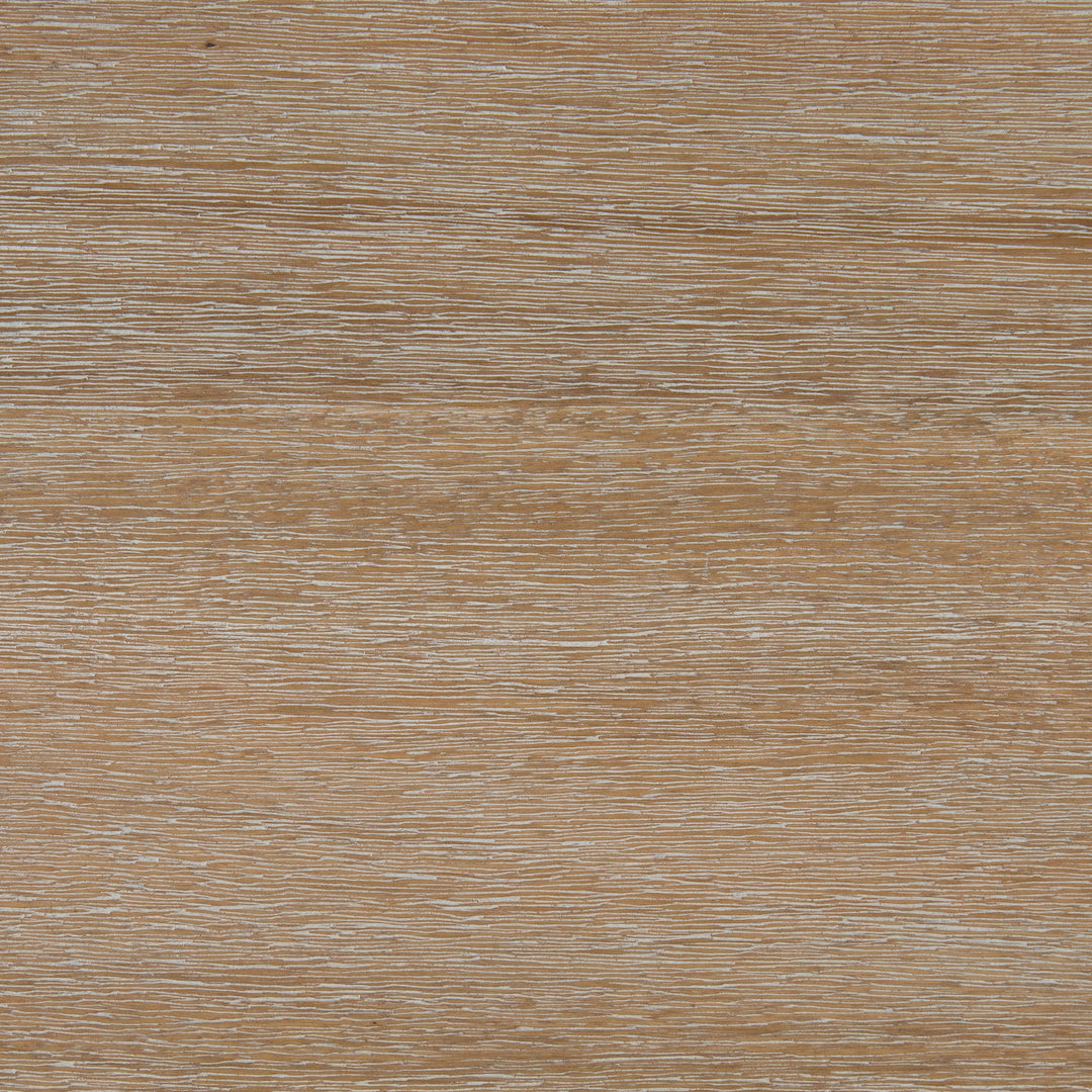 Close-up of beige wood-grain texture with horizontal striations.