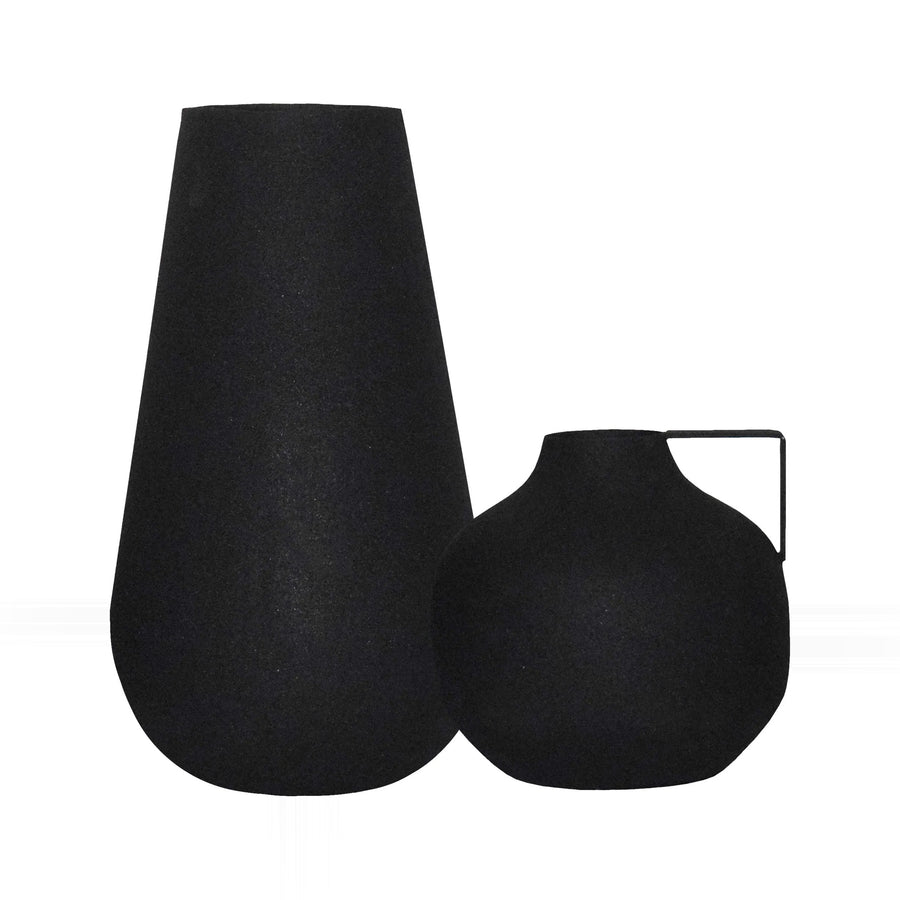 ROOVE Matte Black Decorative Vase