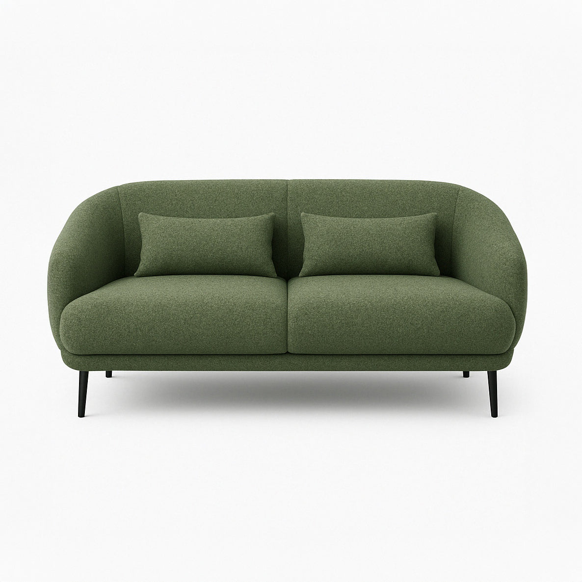 ファブリック 2seaters Sofa Stylish - Modern Fabric Sofa 2 seater Light gray – KANADEMONO