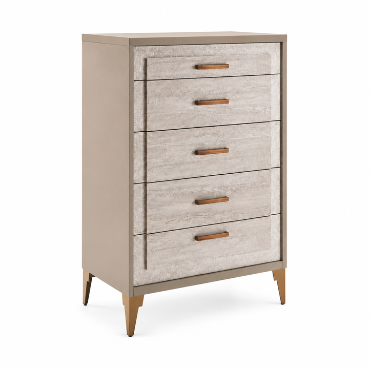 UDOLF Light Oak Whitened Oak Chest - ALF Italia