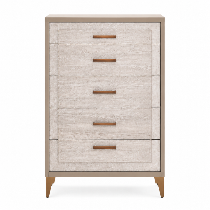 UDOLF Light Oak Whitened Oak Chest - ALF Italia