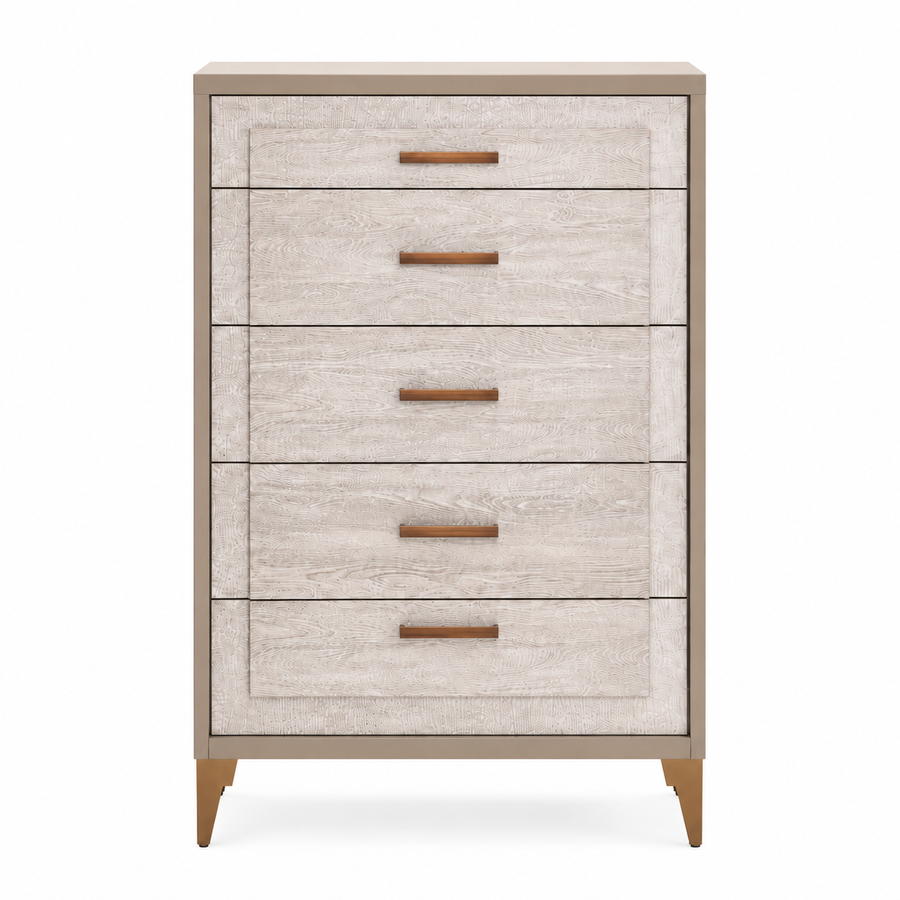 UDOLF Light Oak Whitened Oak Chest - ALF Italia
