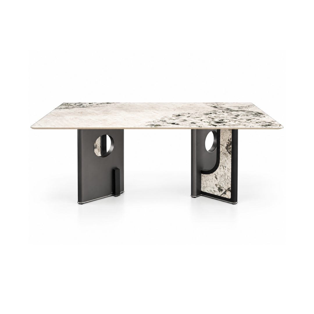 ERIKA Ice-Look Rectangular Dining Table
