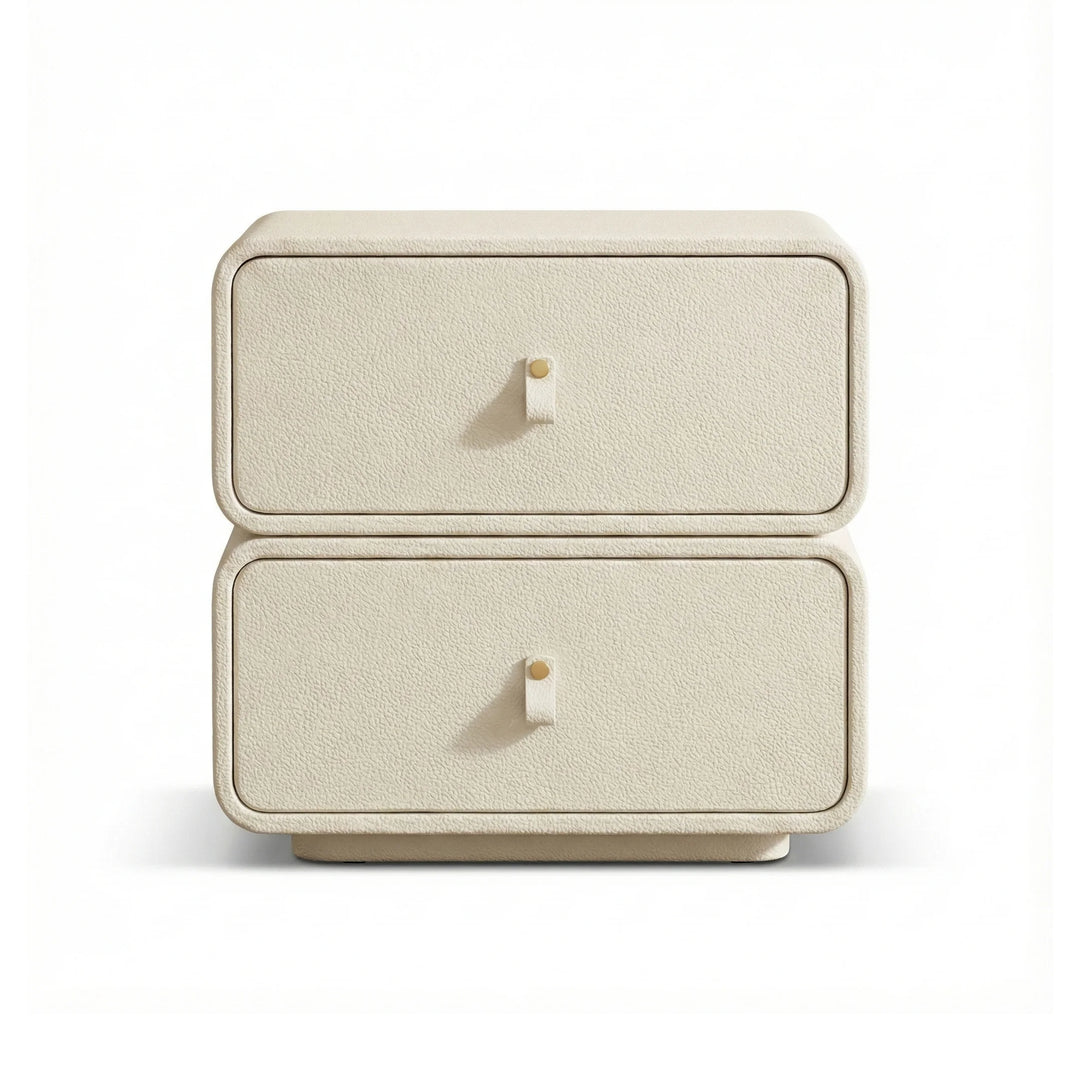 LUXEEDGE Sleek Grey Nightstand