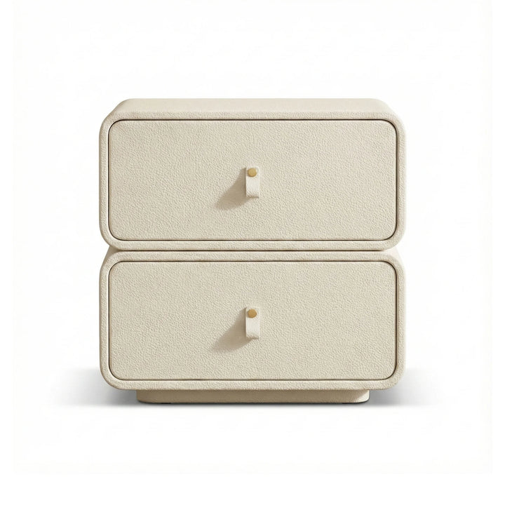 LUXEEDGE Sleek Grey Nightstand