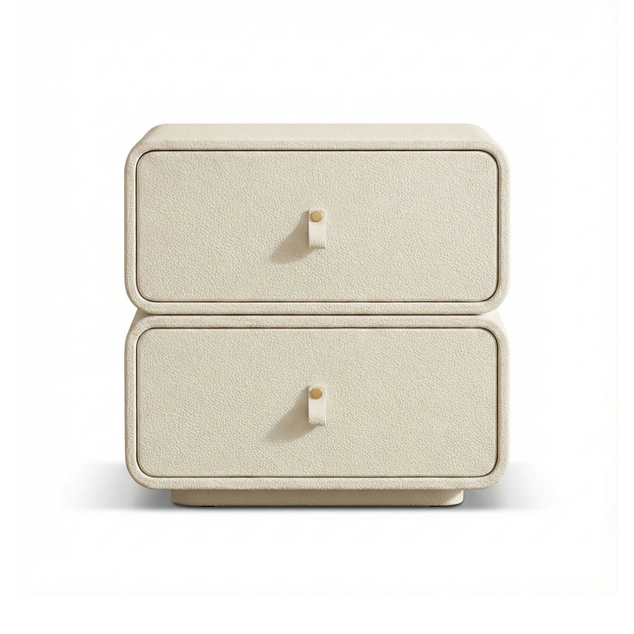 LUXEEDGE Sleek Grey Nightstand