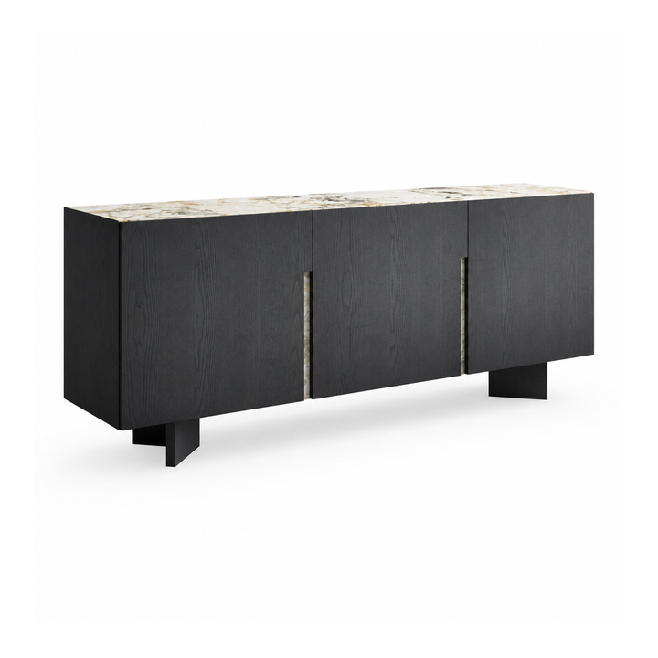 FARGO 3 Doors Ceramic Sideboard - Bellini