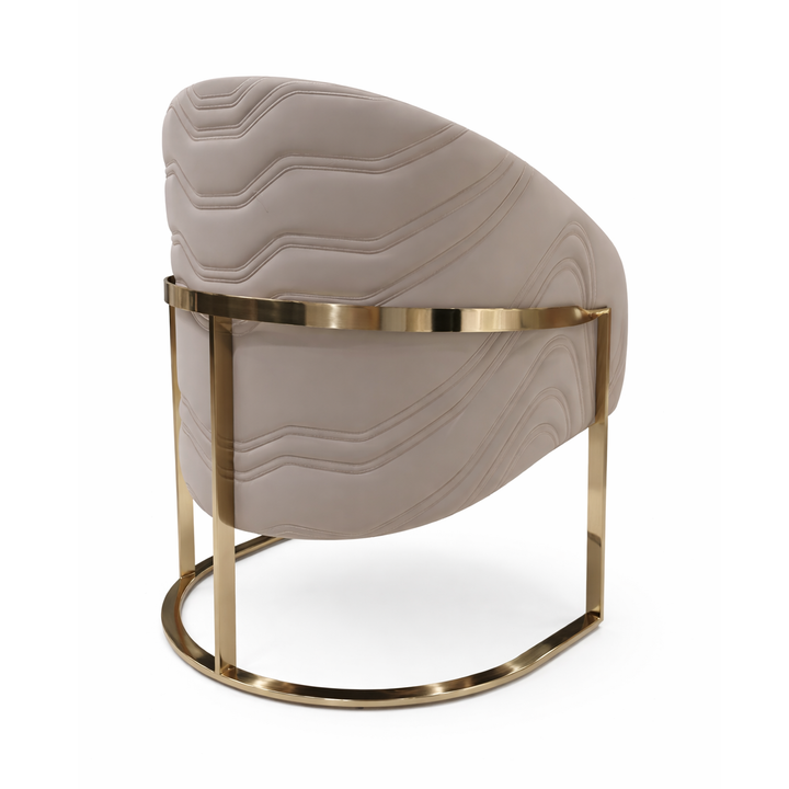 FABIANA Gold-Base Accent Dining Chair