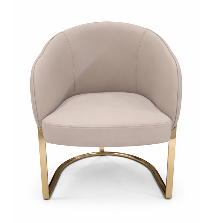 FABIANA Gold-Base Accent Dining Chair
