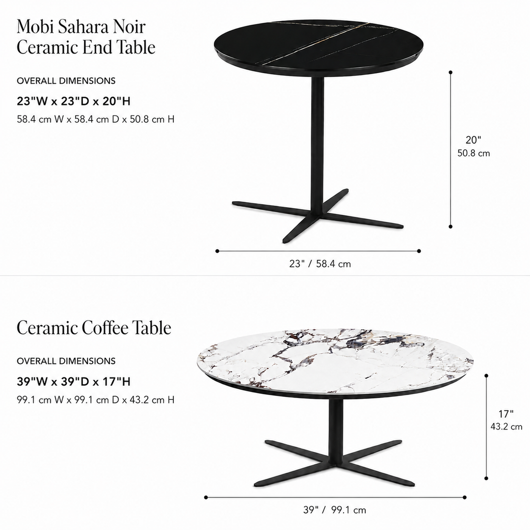 MOBI Ceramic Coffee Table - Bellini