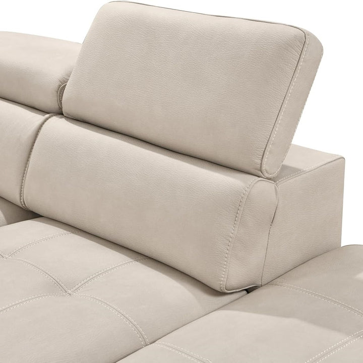 FEDERICA Storage Ottoman Sectional Sofa Bed