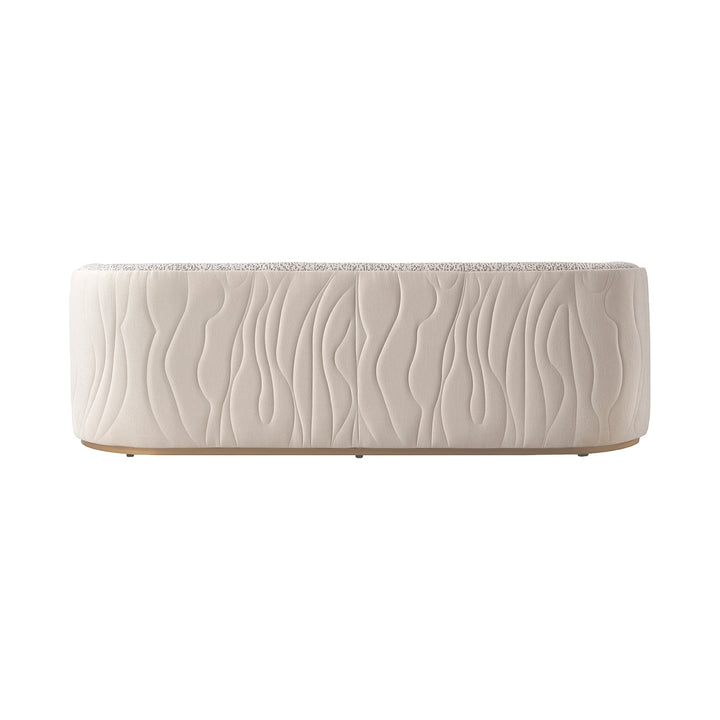 GINEVERRA Curved Bouclé Sofa