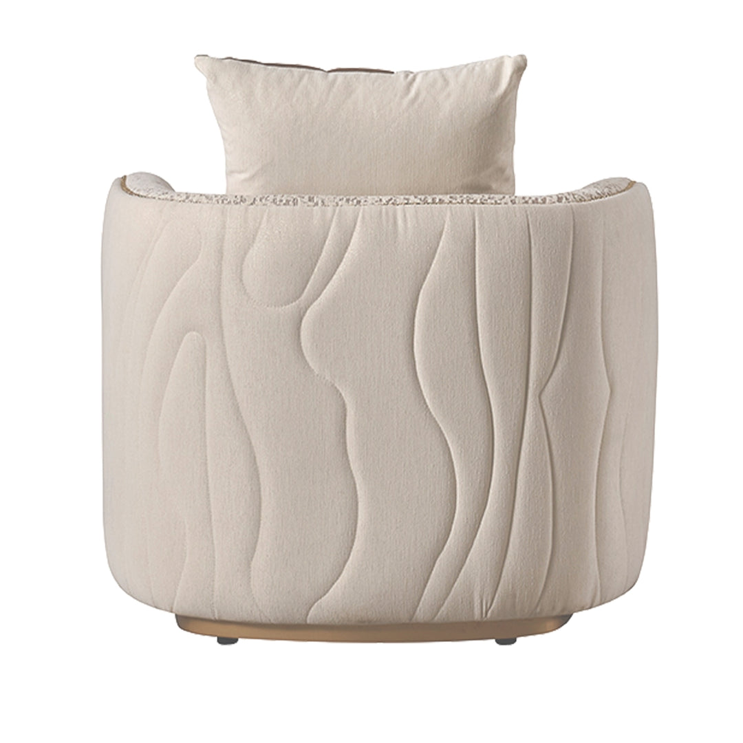 GINEVERRA Glam Bouclé Sofa Chair