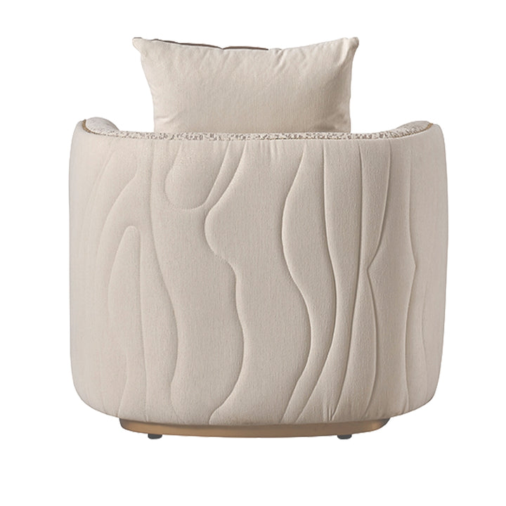GINEVERRA Glam Bouclé Sofa Chair