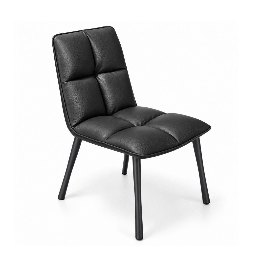 HANA Padded Back Dining Chair Black