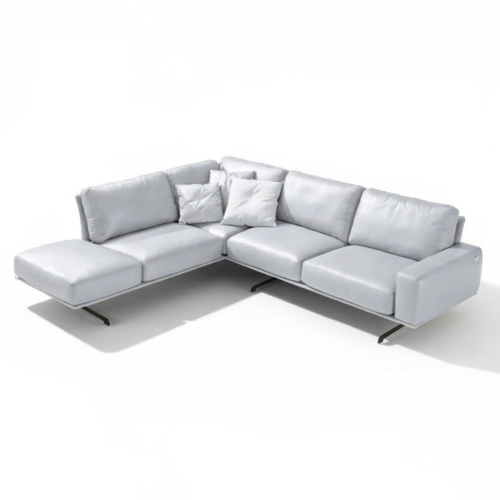 NUVOLARI Full Leather Sectional Sofa - New Trend Concept