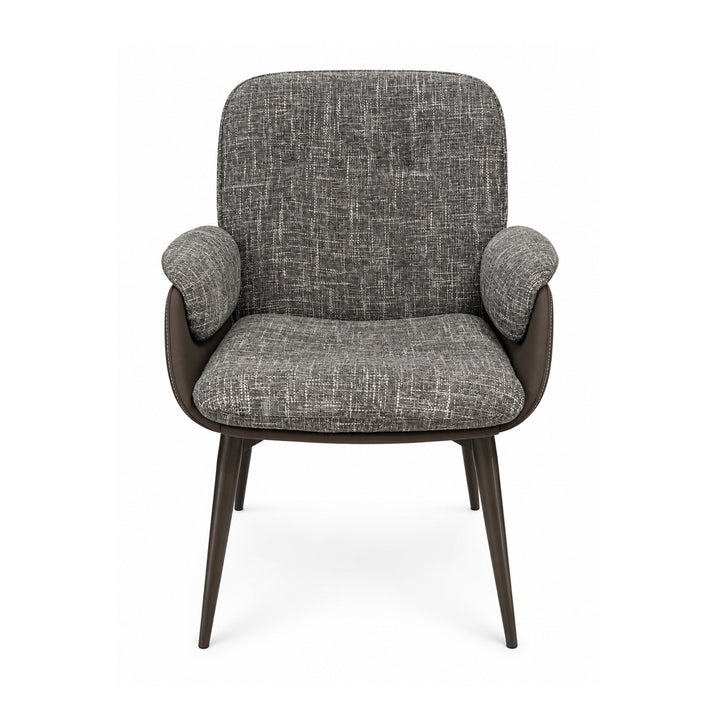 IMANI Padded Grey Dining Chair
