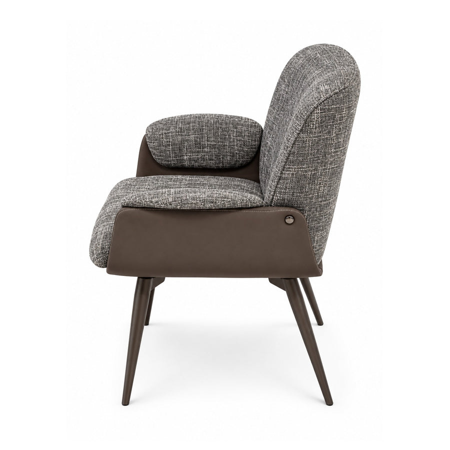 IMANI Padded Grey Dining Chair