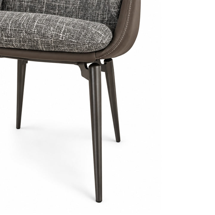 IMANI Padded Grey Dining Chair