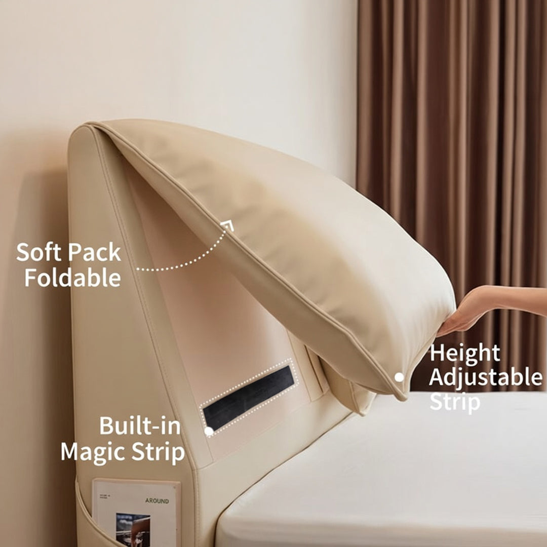 ALONZO Floating Lift-Up Storage Bed