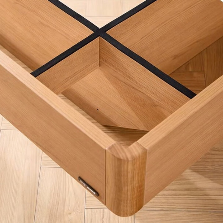 ALONZO Floating Lift-Up Storage Bed