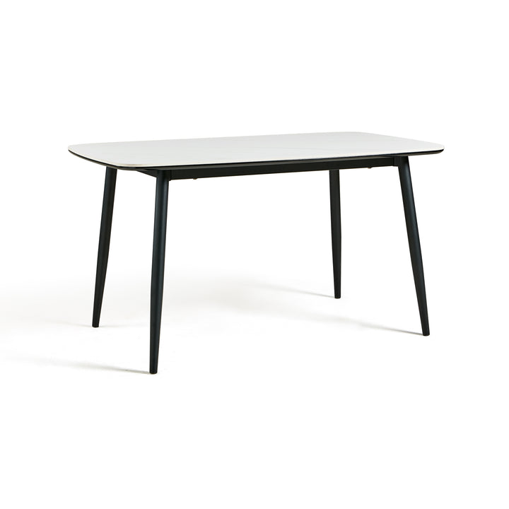 JAYCEE Rounded Corners Ceramic Dining Table