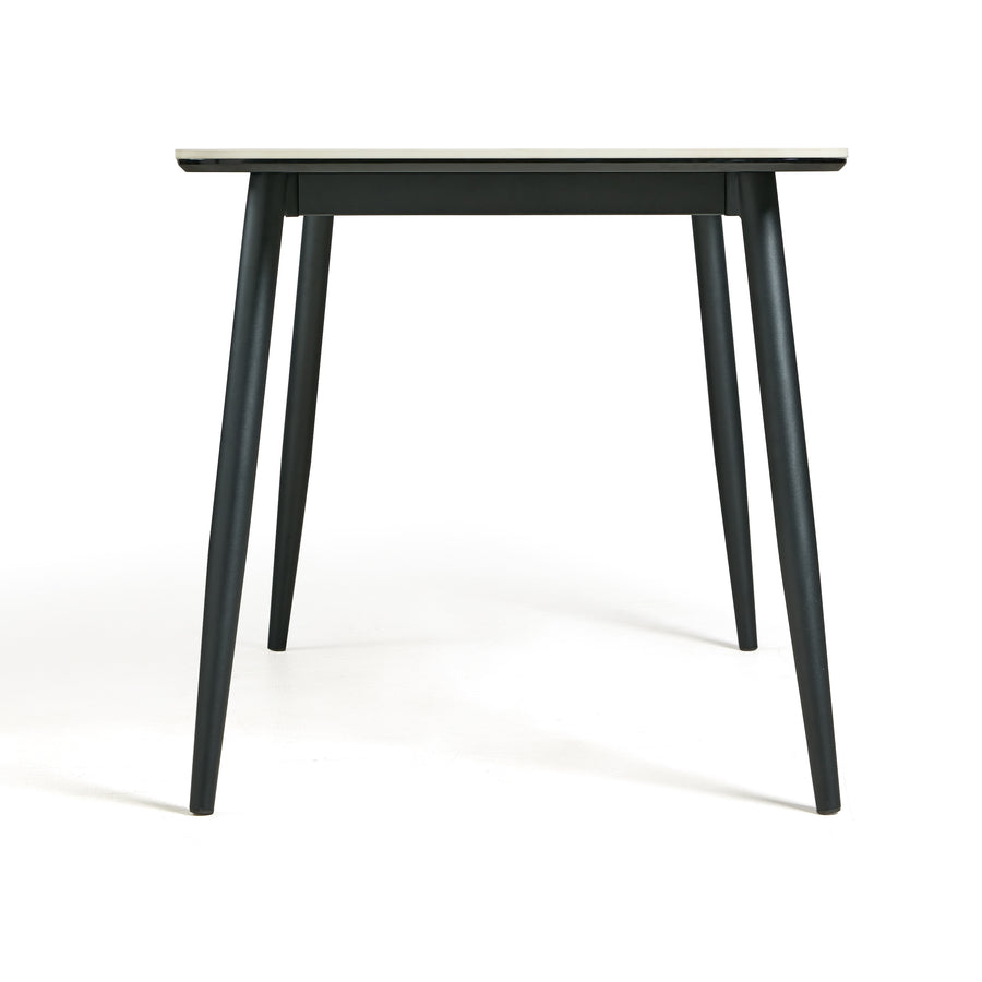 JAYCEE Rounded Corners Ceramic Dining Table