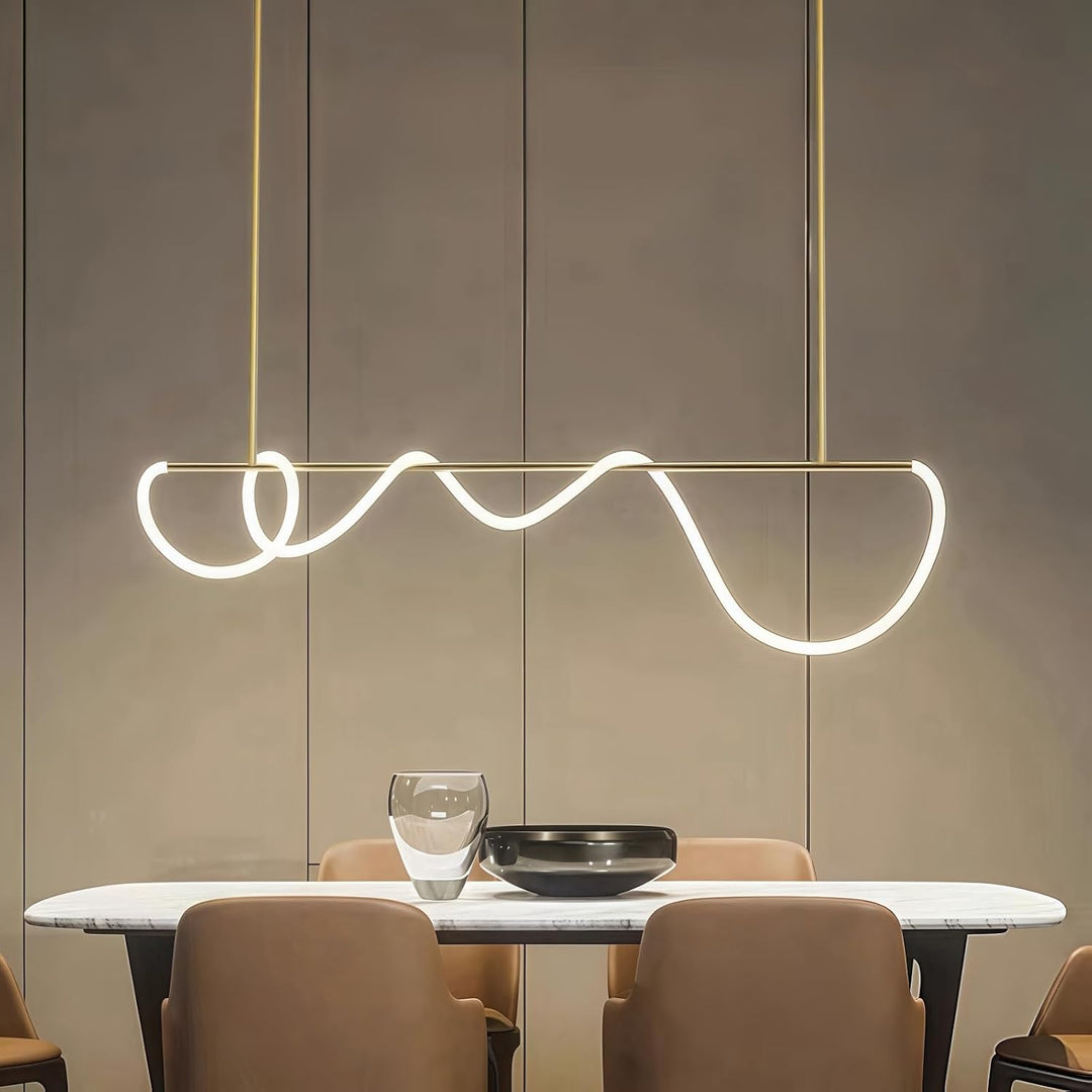 JOLIE Sculptural Gold Lamp