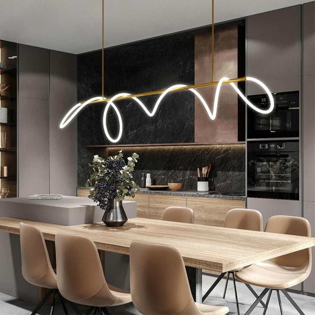 JOLIE Sculptural Gold Lamp