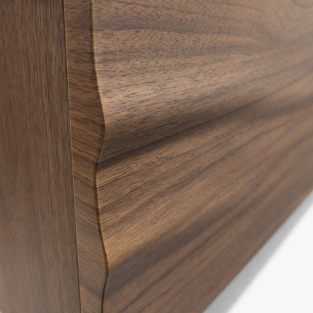 JUNIOR Wave Walnut TV Stand