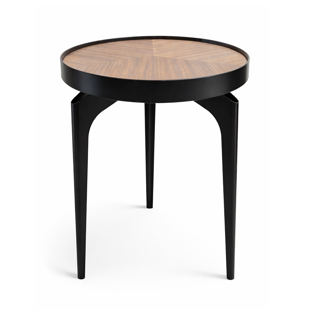 KHLOE Industrial Chevron Coffee Table