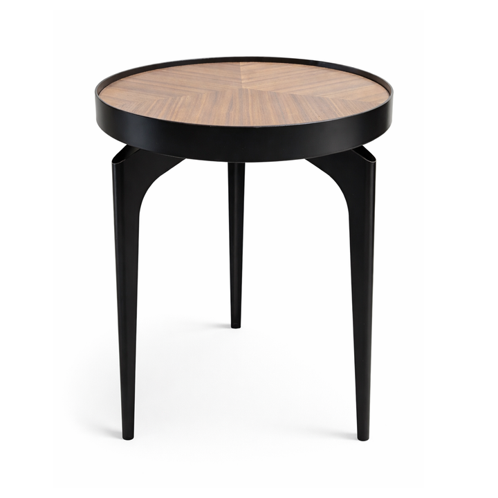 KHLOE Industrial Chevron Coffee Table