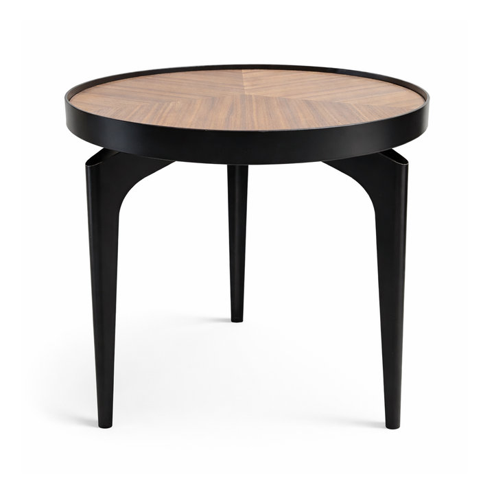 KHLOE Industrial Chevron Coffee Table